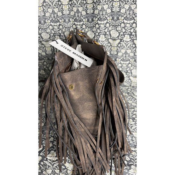 BWESTT Brown Fringe Tote Bag – Western Boho Shoulder Bag – NWT MSRP $138 - Picture 9 of 15